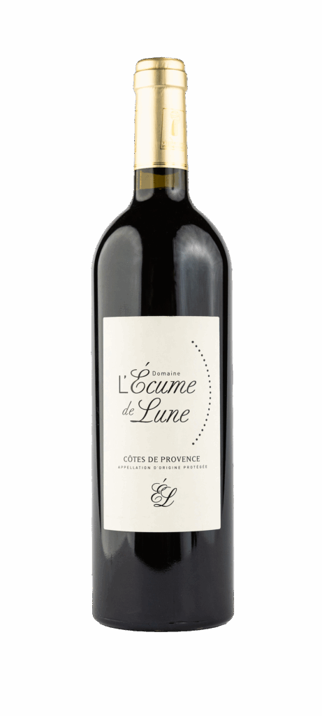 Bouteille de vin rouge de Provence AOP