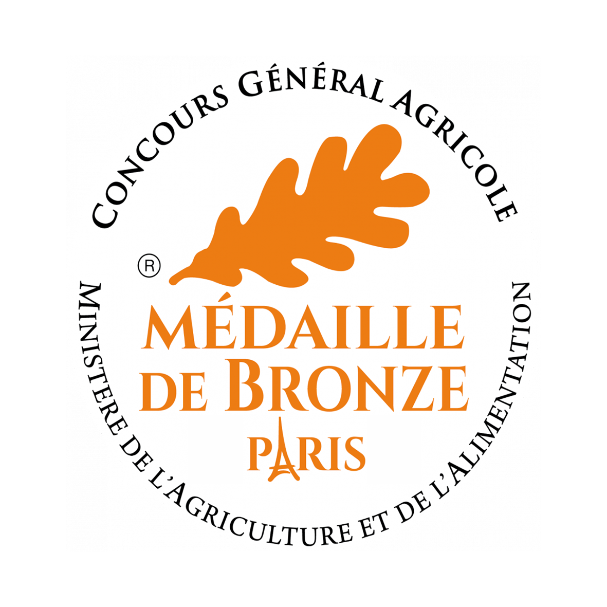 Médaille de Bronze au Concours Général Agricole